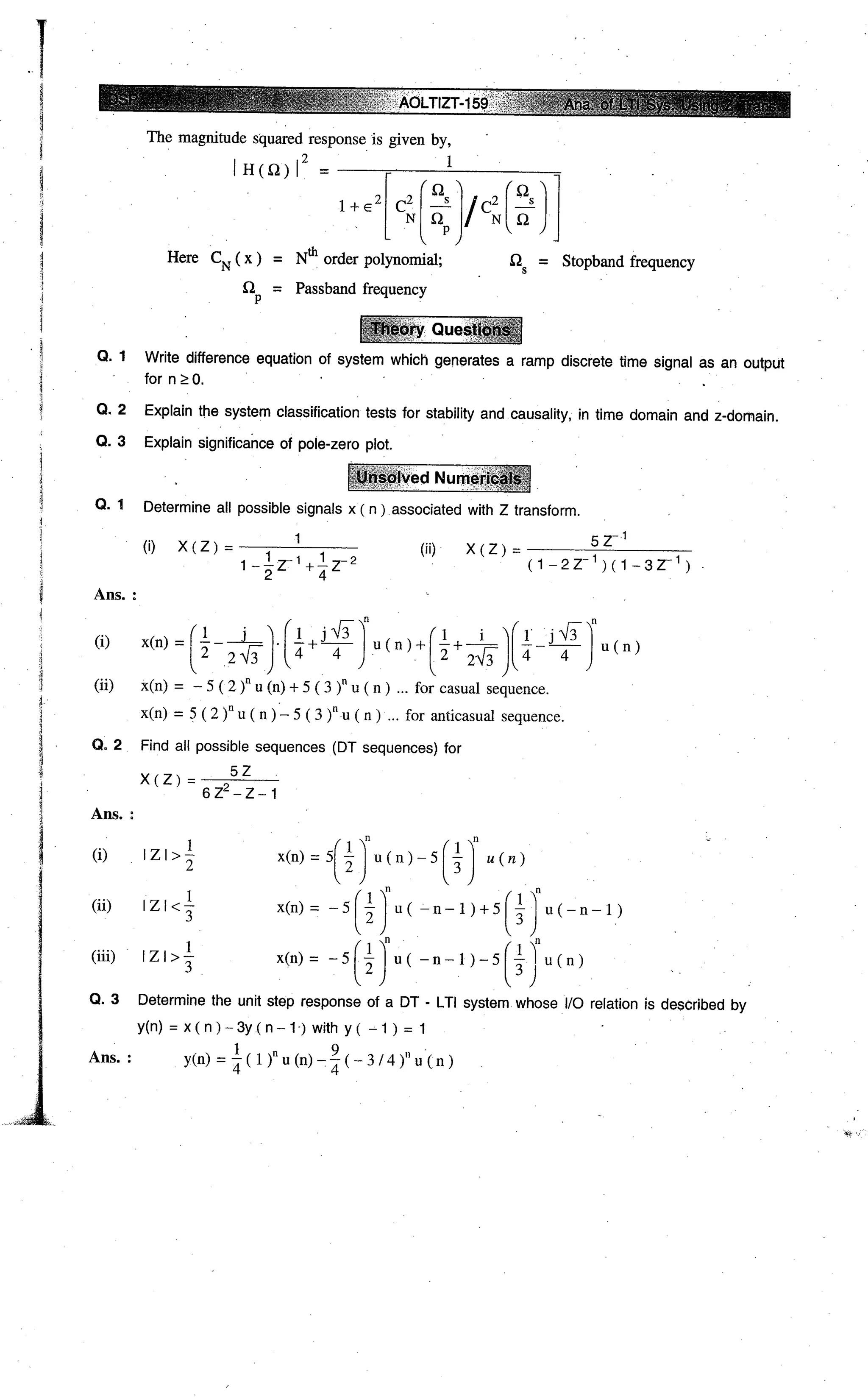 Digital signal processing  by j.s. katre (tech max)