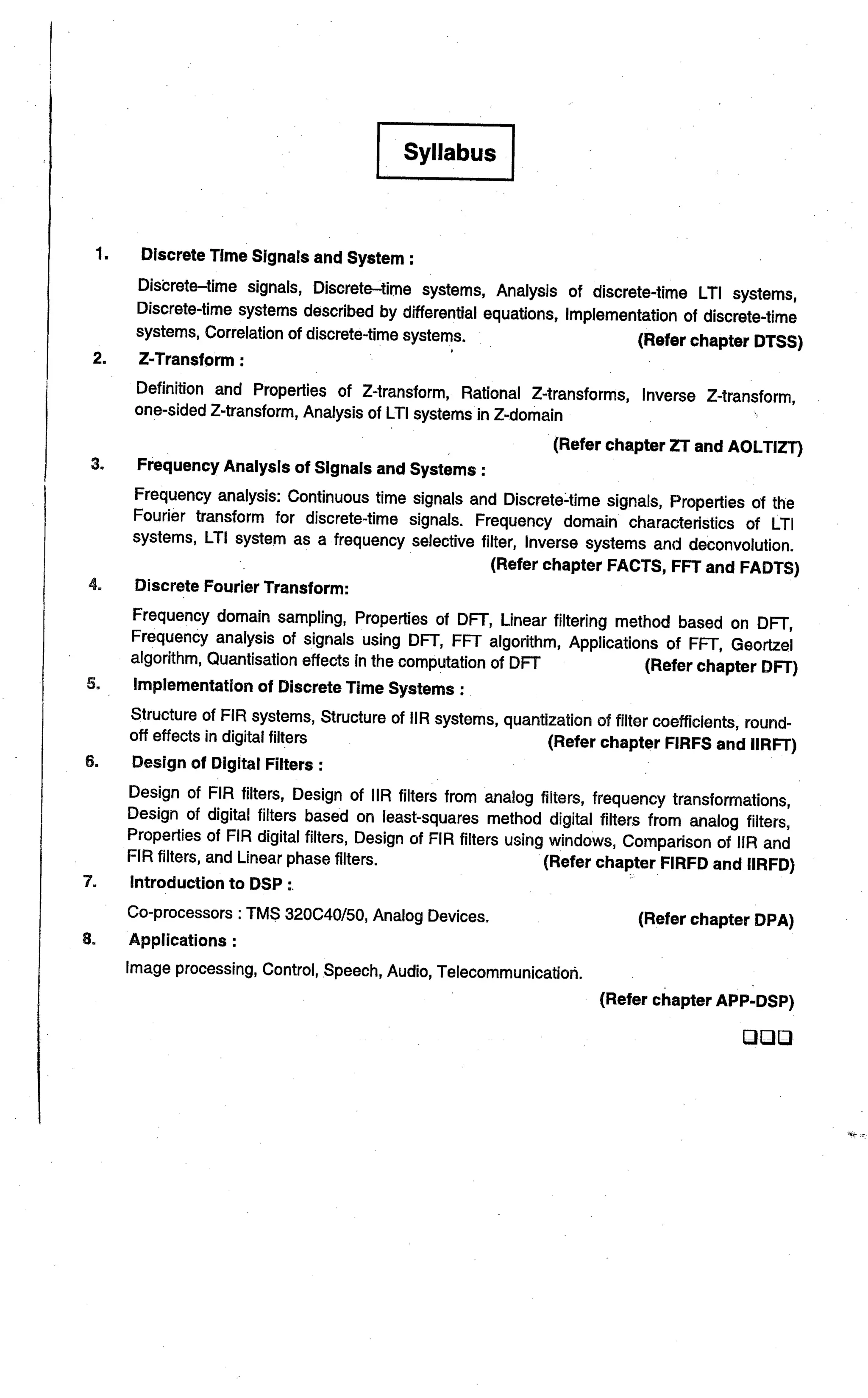 Digital signal processing  by j.s. katre (tech max)
