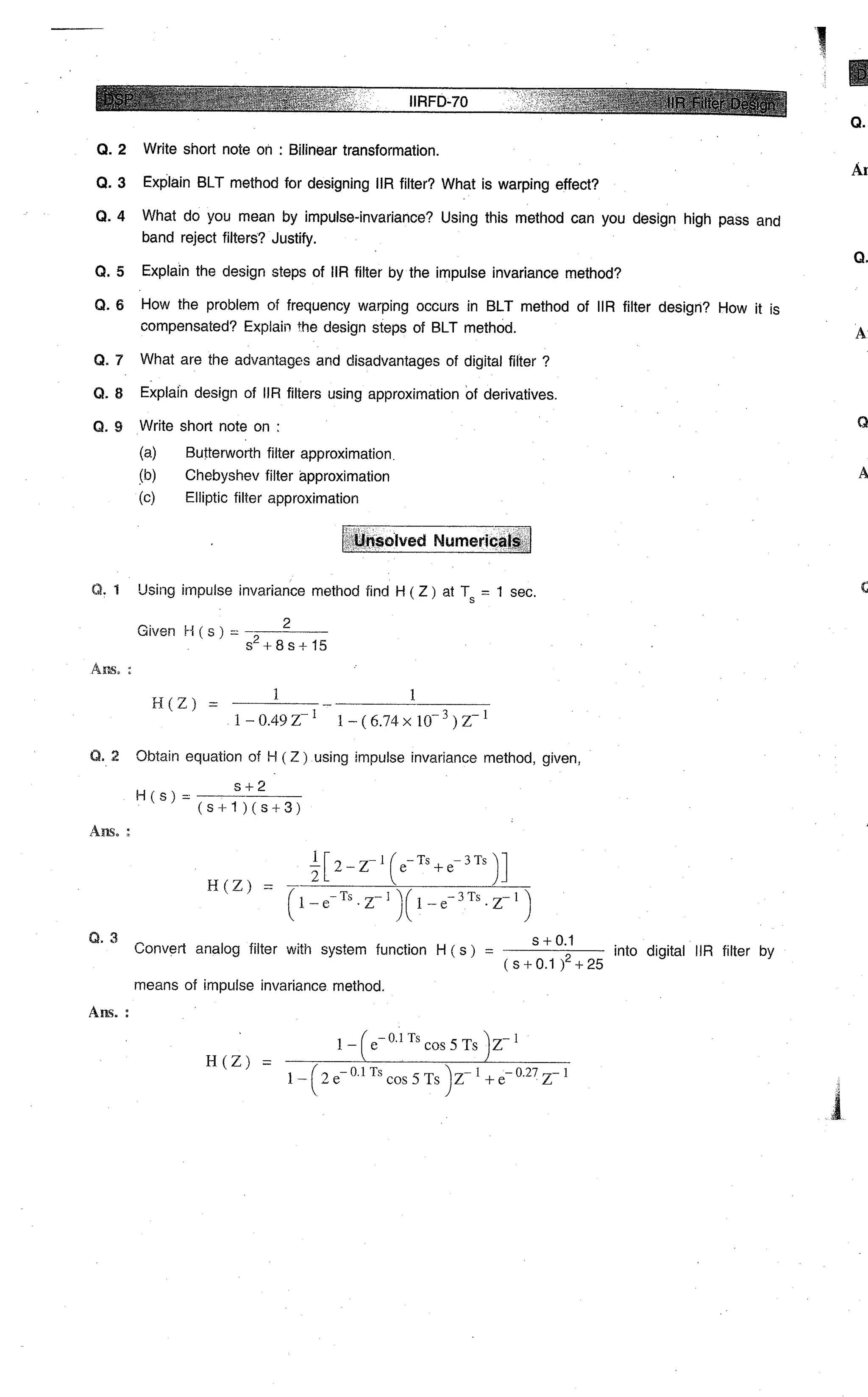 Digital signal processing  by j.s. katre (tech max)