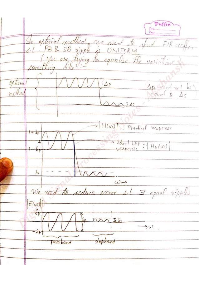Digital signal processing notes Akshansh