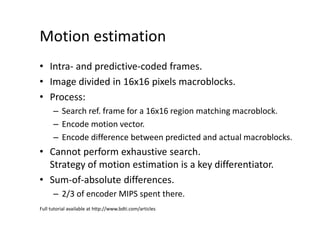 Macroblock Key Digital Signal Processor evolution over the last 30 years | PDF