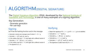 Digital signature(Cryptography) | PPTX