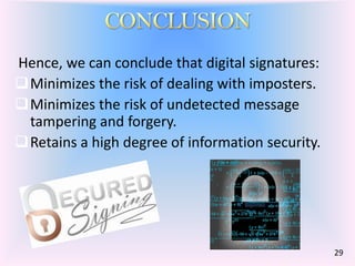 Electronic Signature Risks Digital signature 2 | PPTX
