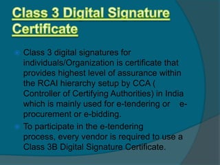 Digital signature certificate | PPTX