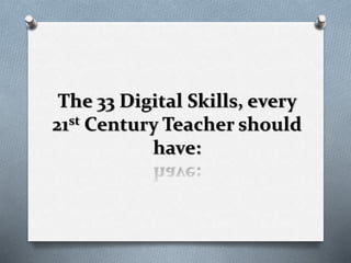 Digital skills | PPTX