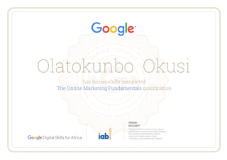 Olatokunbo Okusi
18/11/2017
 