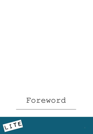 Foreword
2
 