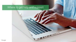 Proprietary + Confidential
Where to get help and support
 