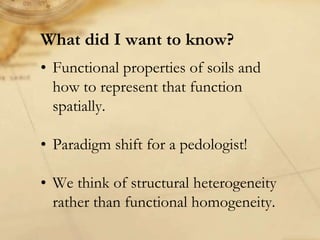 Digital soil mapping