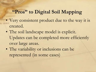 Digital soil mapping
