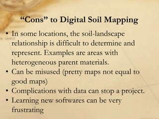 Digital soil mapping