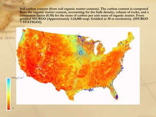 Digital soil mapping
