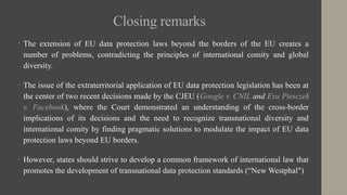 Denmark European Data Privacy Ruling Personal data protection through the lens of digital sovereignty: the ...