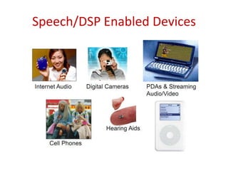 Digital speech processing lecture1 | PPTX