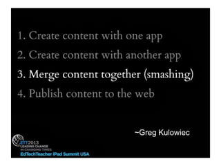 App Smash
~Greg Kulowiec
 