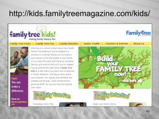 http://kids.familytreemagazine.com/kids/ 