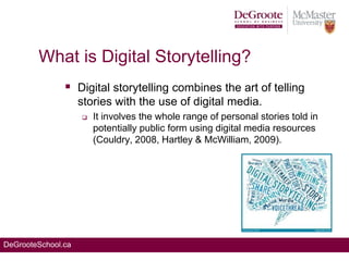 Digital storytelling: an opportunity for libraries to lead in the digital age