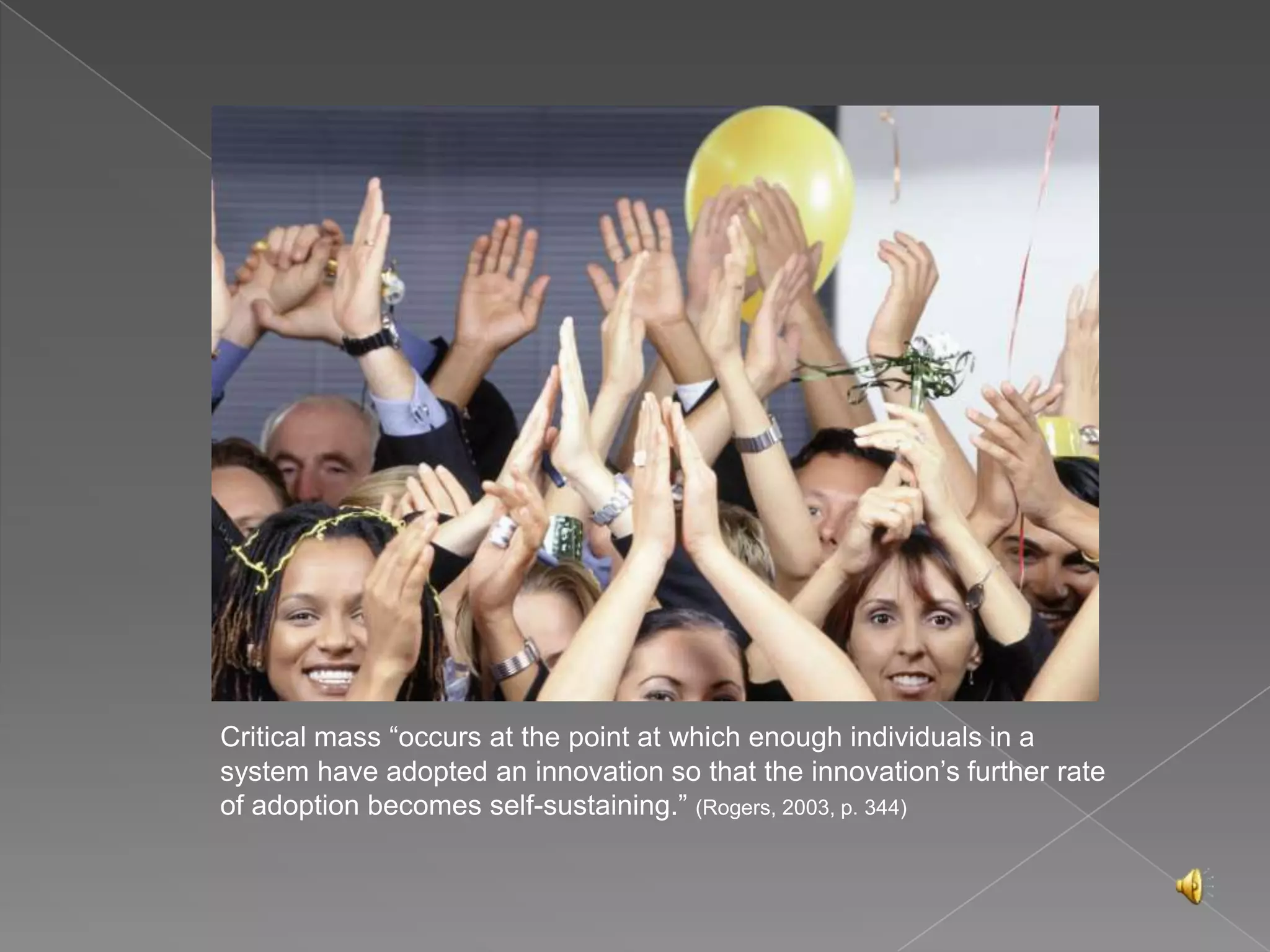 I feel that a decentralized approach for the adoption of this innovation would work best. In an education setting the users are highly educated and have a basic technological background that would enable them to  learn and use this innovation without needing to be tech-savvy. Finally, educators are a group of individuals that share and learn ideas. This is a fundamental aspect of this particular approach.