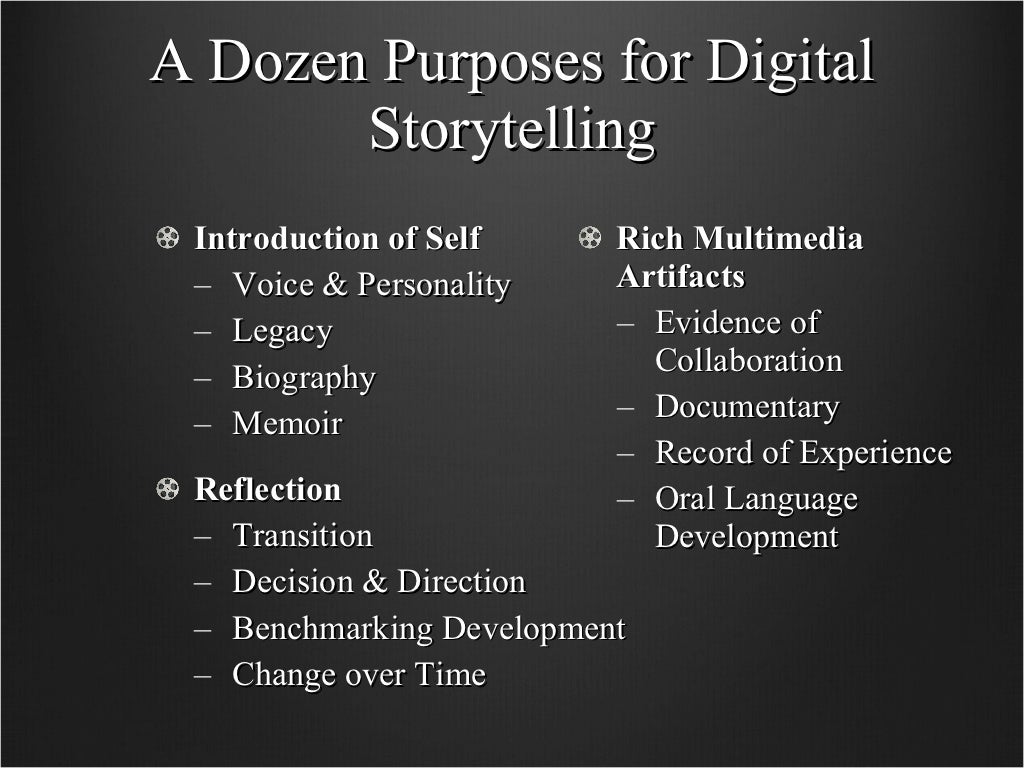Digital Storytelling