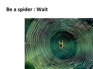 Social	
  Impulse	
  -­‐	
  Tous	
  droits	
  réservés	
   11	
  
Be	
  a	
  spider	
  :	
  Wait	
  
	
  
 