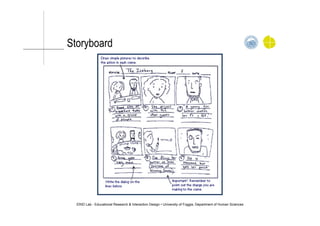 Storyboard
ERID Lab - Educational Research & Interaction Design • University of Foggia, Department of Human Sciences
 