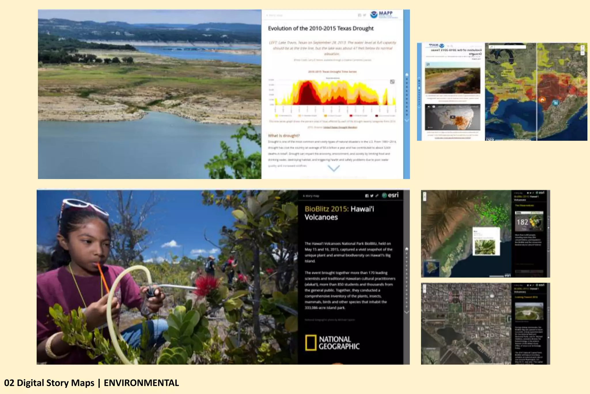 02 Digital Story Maps | ENVIRONMENTAL
 