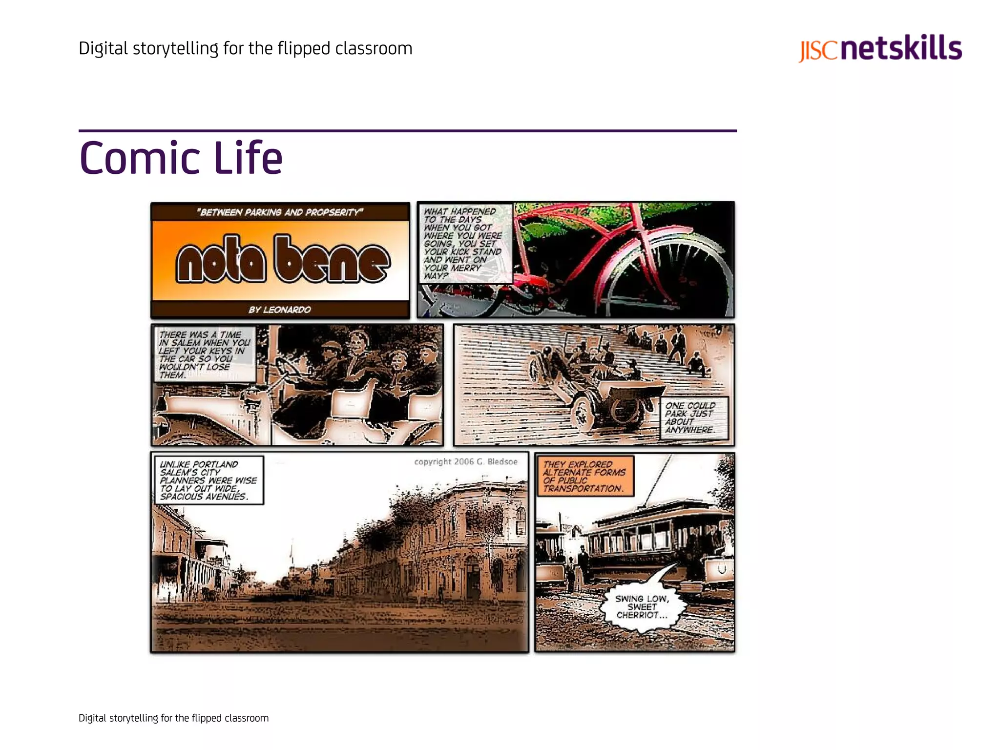 Digital storytelling for the flipped classroom




Comic Life




Digital storytelling for the flipped classroom
 