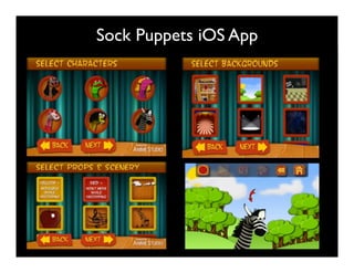 Sock Puppets iOS App
 