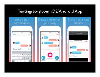 Textingstory.com iOS/Android App
 