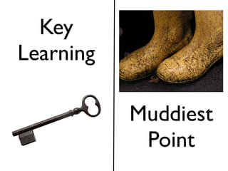 Key
Learning

           Muddiest
            Point
 