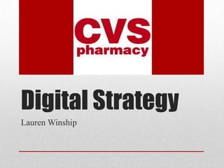 Digital Strategy
Lauren Winship
 