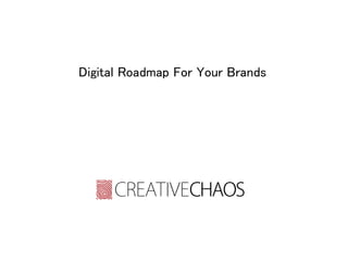 Digital Roadmap For Your Brands
 