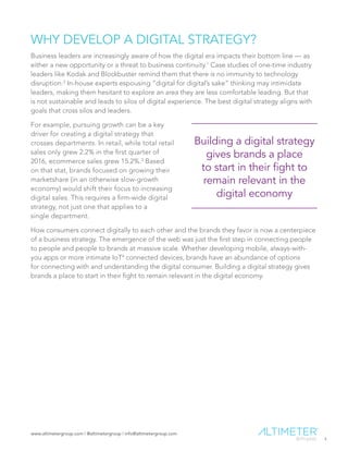 [NEW RESEARCH] Crafting A Digital Strategy