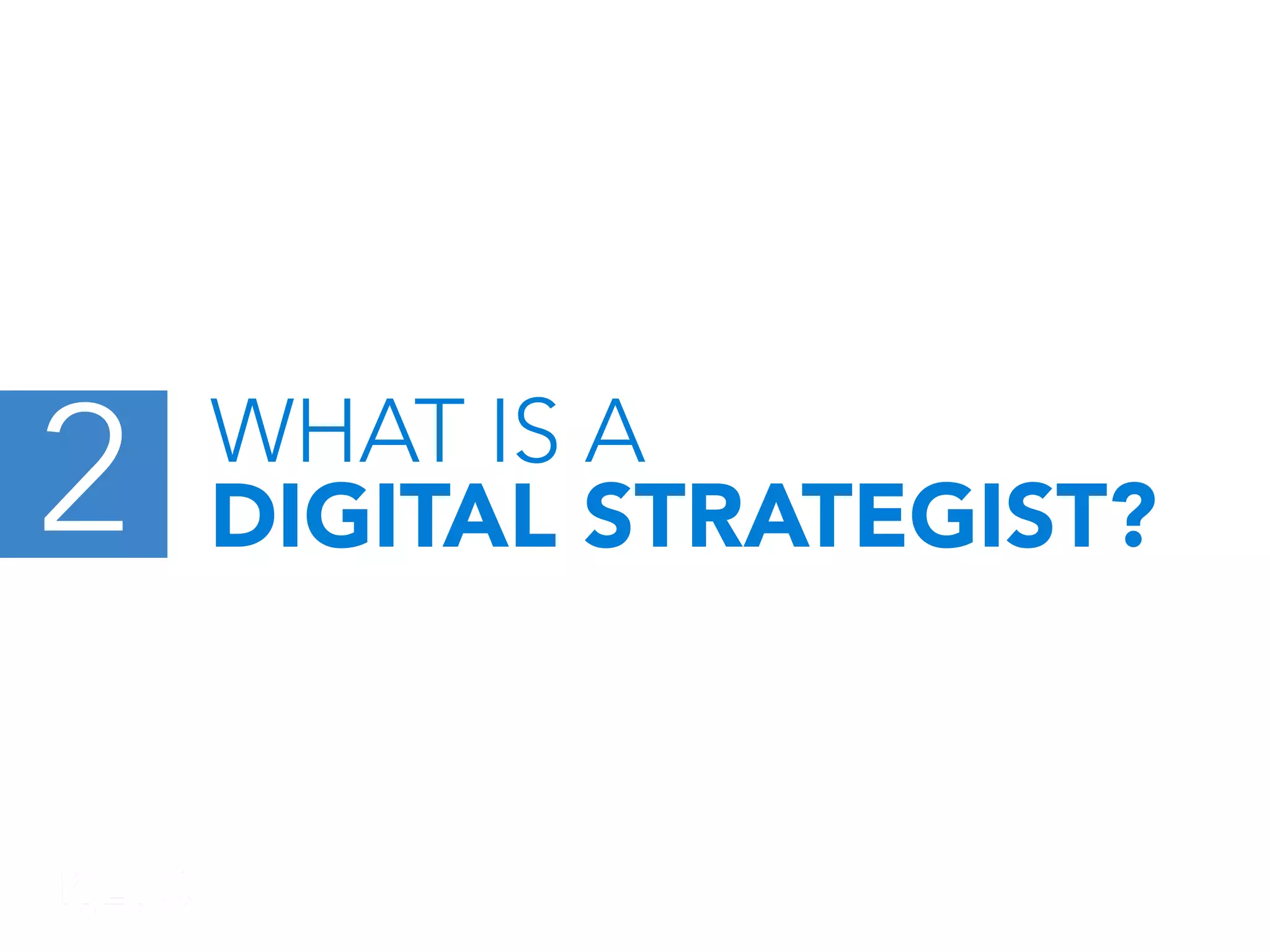 2

WHAT IS A
DIGITAL STRATEGIST?

ATMAKA

 