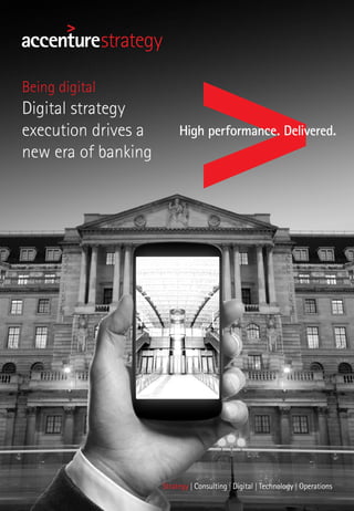 Digital Strategy in Banking: Thinking about the Customer Experience First