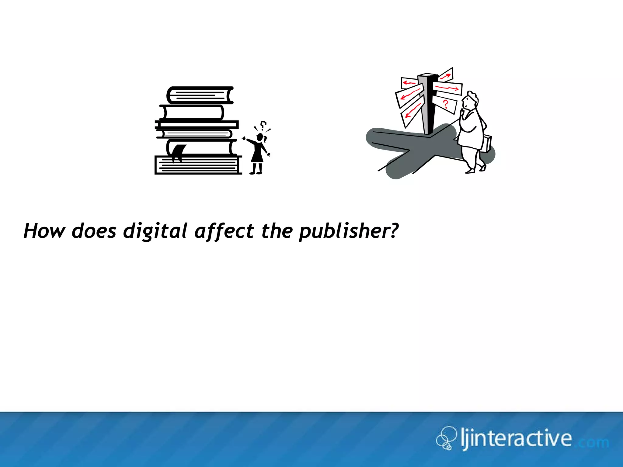 How does digital affect the publisher? 