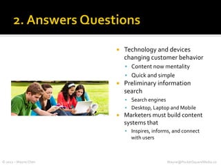 ¡    Technology	
  and	
  devices	
  
                                            changing	
  customer	
  behavior	
  
  ...
