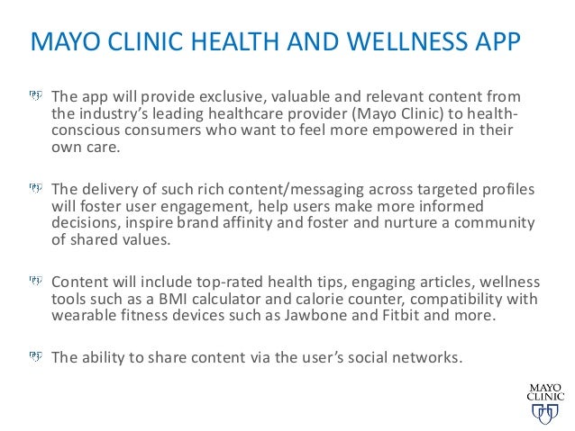 Mayo Clinic Health And Wellness Mobile App