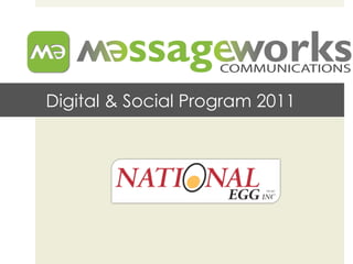 Digital & Social Program 2011
 