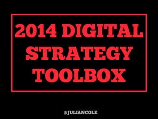 Digital Strategy Toolbox 2014