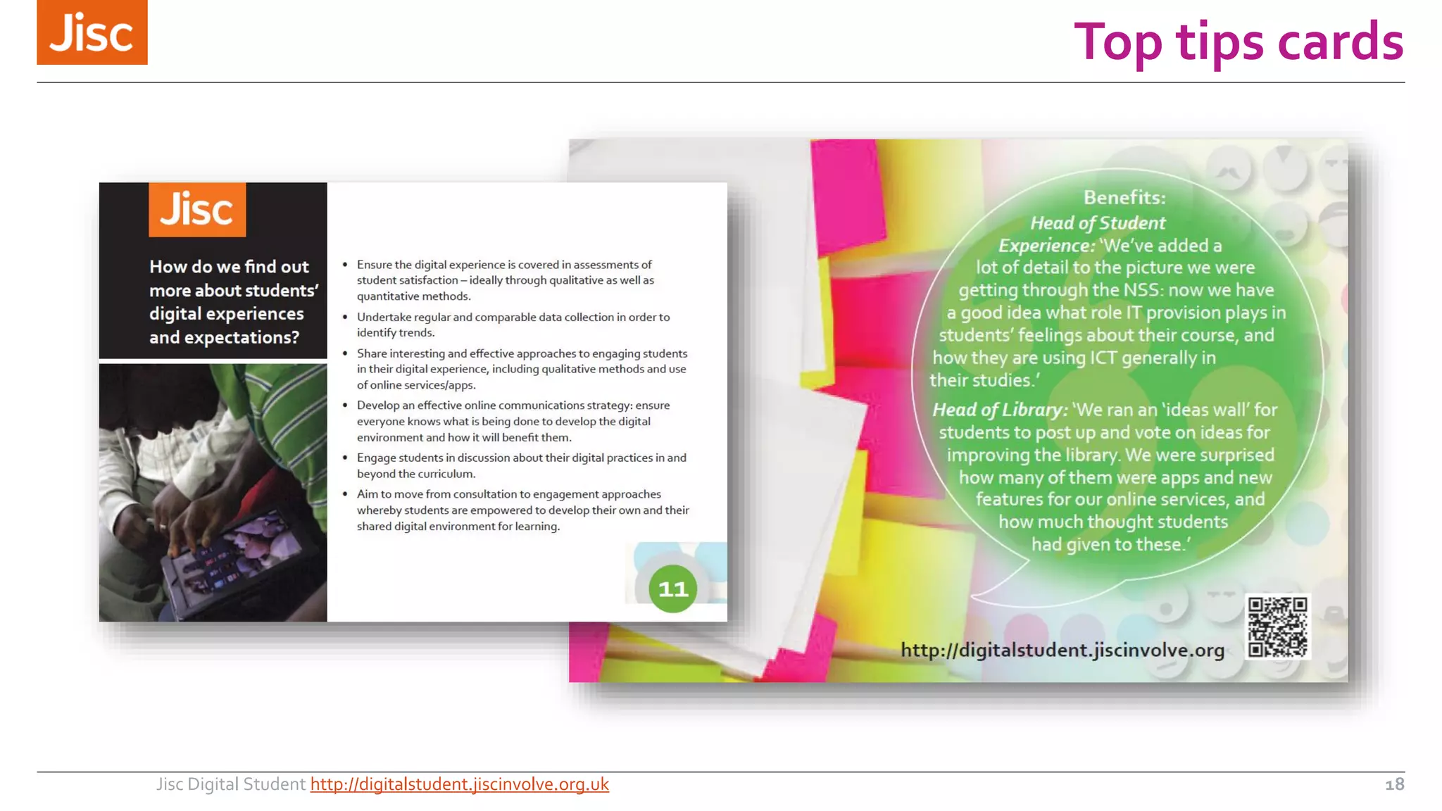 Top tips cards 
Jisc Digital Student http://digitalstudent.jiscinvolve.org.uk 18 
 