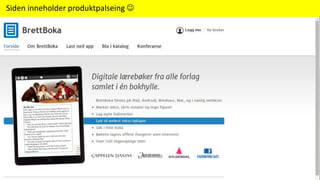 Siden inneholder produktpalseing 
 