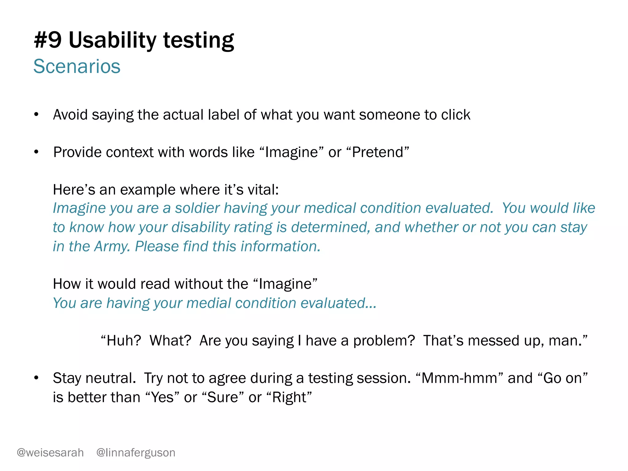 #8 Ideation generates lots of ideas and gets people out of “ruts”
@weisesarah @linnaferguson
 