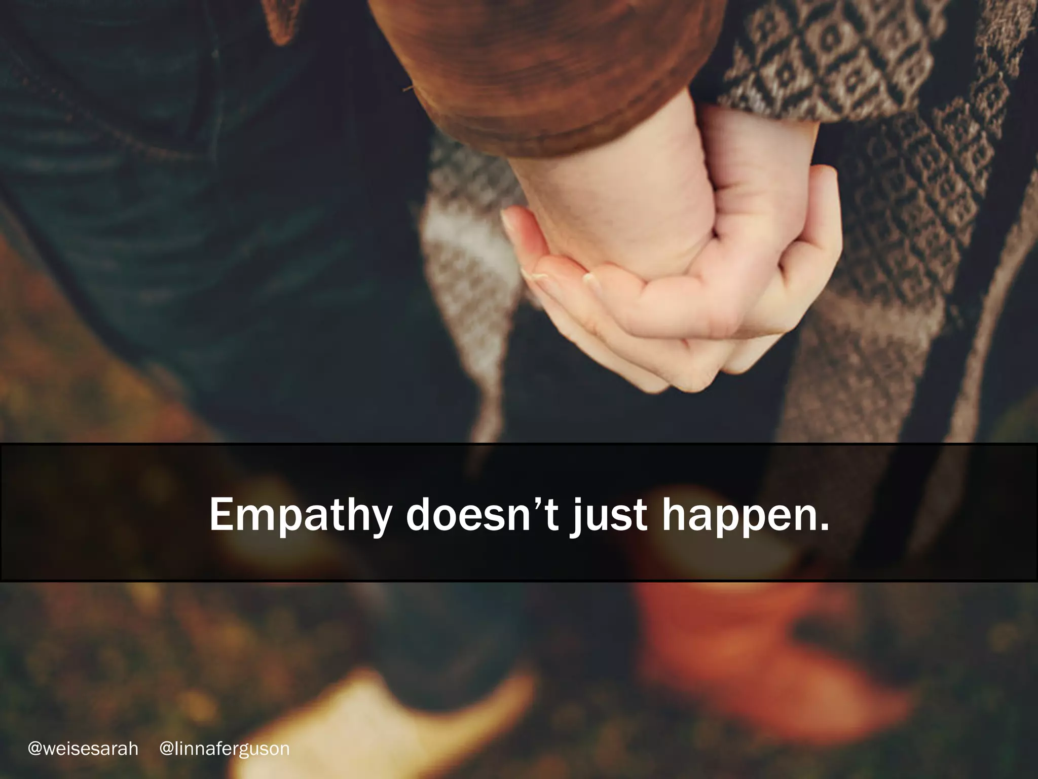 @weisesarah @linnaferguson
#8 Ideation can build off a persona
 