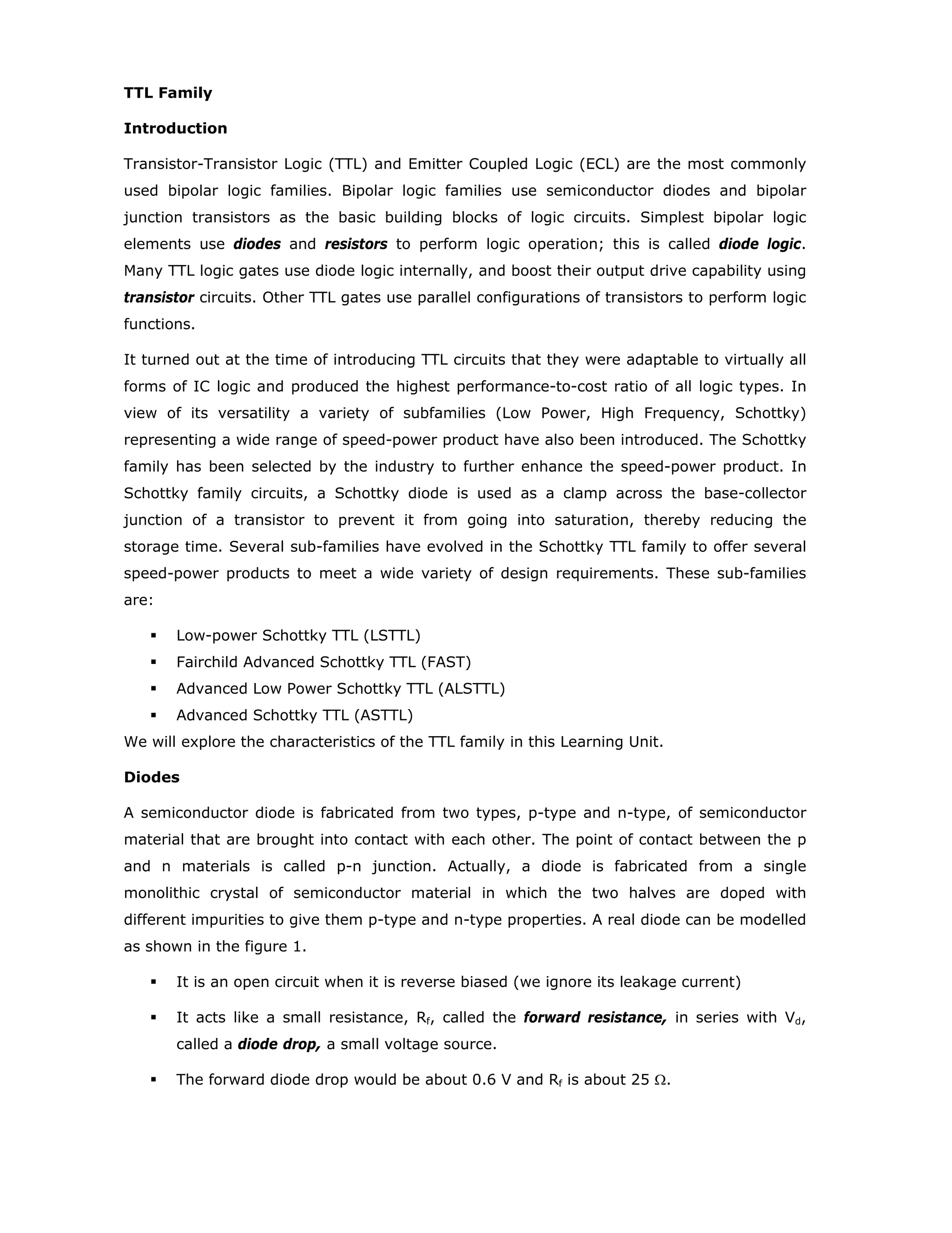 December 2006 N.J.Rao M3L2 22
Transition Times
The rise and fall times depend on
 ON transistor resistance and
 Load capacitance
The load capacitance comes from
 Internal wiring and packaging have capacitances
associated with them (about 2-10 pF)
 Wiring that connects an output to other inputs (about
1 pF per inch or more depending on the wiring
technology)
 Input circuits including transistors, internal wiring and
packaging (2-15 pF per input)
 