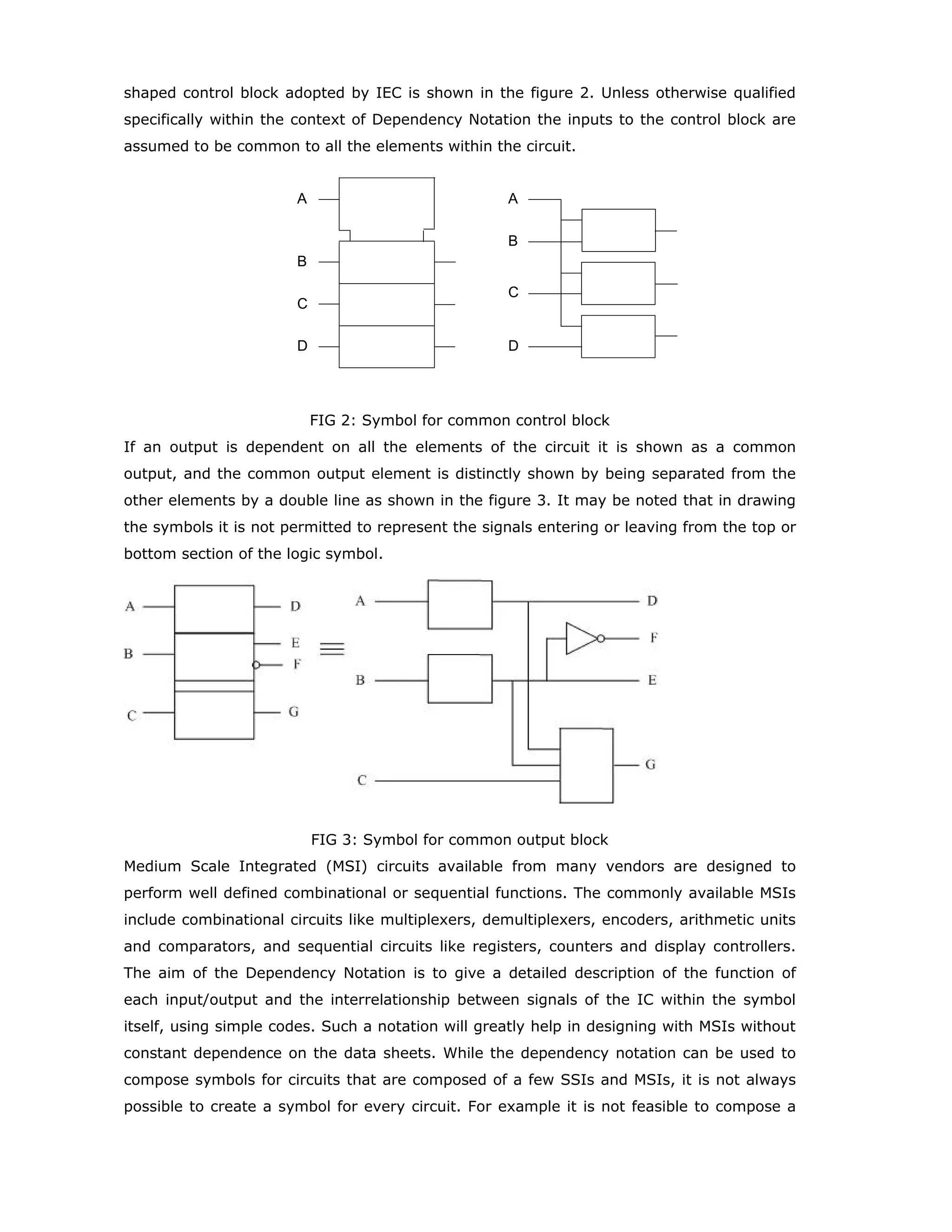 numbers. These include sign-magnitude, one’s complement, two’s complement forms
and BCD representations. Here we consider addition and subtraction operations with
numbers represented in two’s complement form. The reader is urged to work out the
hardware for other representations as exercises.
The algorithm for addition of two two’s complement numbers is
“Add the two numbers and ignore the carry”
The algorithm for overflow is
“Overflow occurs when there is a carry into the sign-bit position and no carry
out of the sign-bit position, and vice-versa”
The overflow may, therefore be realised by
The sign changing is done by complementing the subtrahend and adding a 1 in the
least significant bit position. A mode signal, therefore, has to be created to instruct
the arithmetic unit whether the addition or subtraction should take place. A 9-bit
two’s complement adder-subtractor is shown in the figure 8.
CI CO
A1
B1
A2
B2
A3
B3
A4
B4
S1
S2
S3
S4
CI CO
A1
B1
A2
B2
A3
B3
A4
B4
S1
S2
S3
S4
CI CO
A1
B1
A2
B2
A3
B3
A4
B4
S1
S2
S3
S4
'86
'86
OF1
0
Σ0
Σ1
Σ2
Σ3
Σ5
Σ4
Σ6
Σ7
Σ8
Β8
Β7
Β6
Β5
Β4
Β0
Β1
Β2
Β3
Β
Α
Α0
Α1
Α2
Α3
Α4
Α5
Α6
Α7
Α8
'86
ADD'/SUB
FIG.3: 9-bit two’s complement adder-subtractor
 