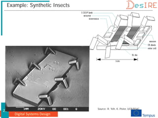 Digital Systems Design
22
Example: Synthetic Insects
Source: R. Yeh, K. Pister, UCB/BSAC
 