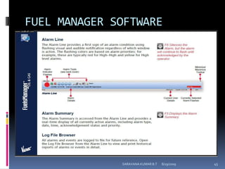 FUEL MANAGER SOFTWARE8/12/2009SARAVANA KUMAR B.T45