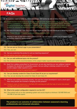 Digital teacher brochure