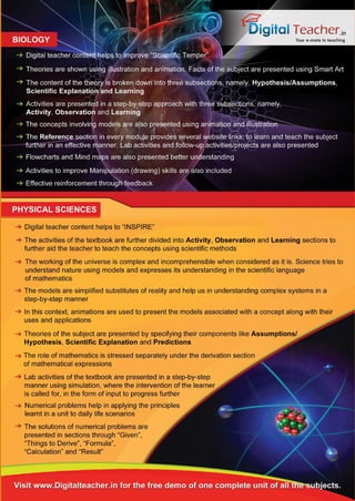 Digital teacher brochure